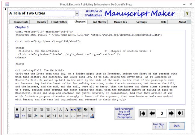 html editor for epub and Kindle html projects